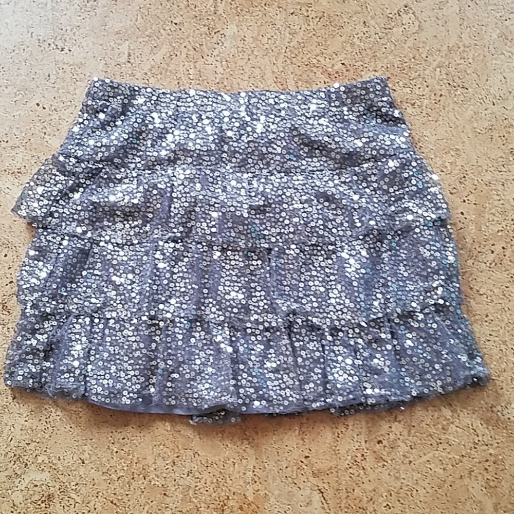 Sequined party skirt
